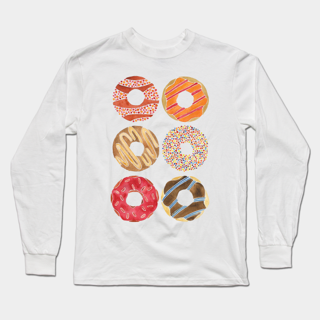 Donuts Donuts Long Sleeve T Shirt Teepublic 8114